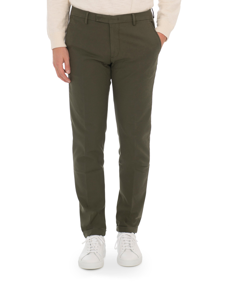 Hombres | Pantalones | NN07 | Scott Regular Fit Stretch Trousers Army Green