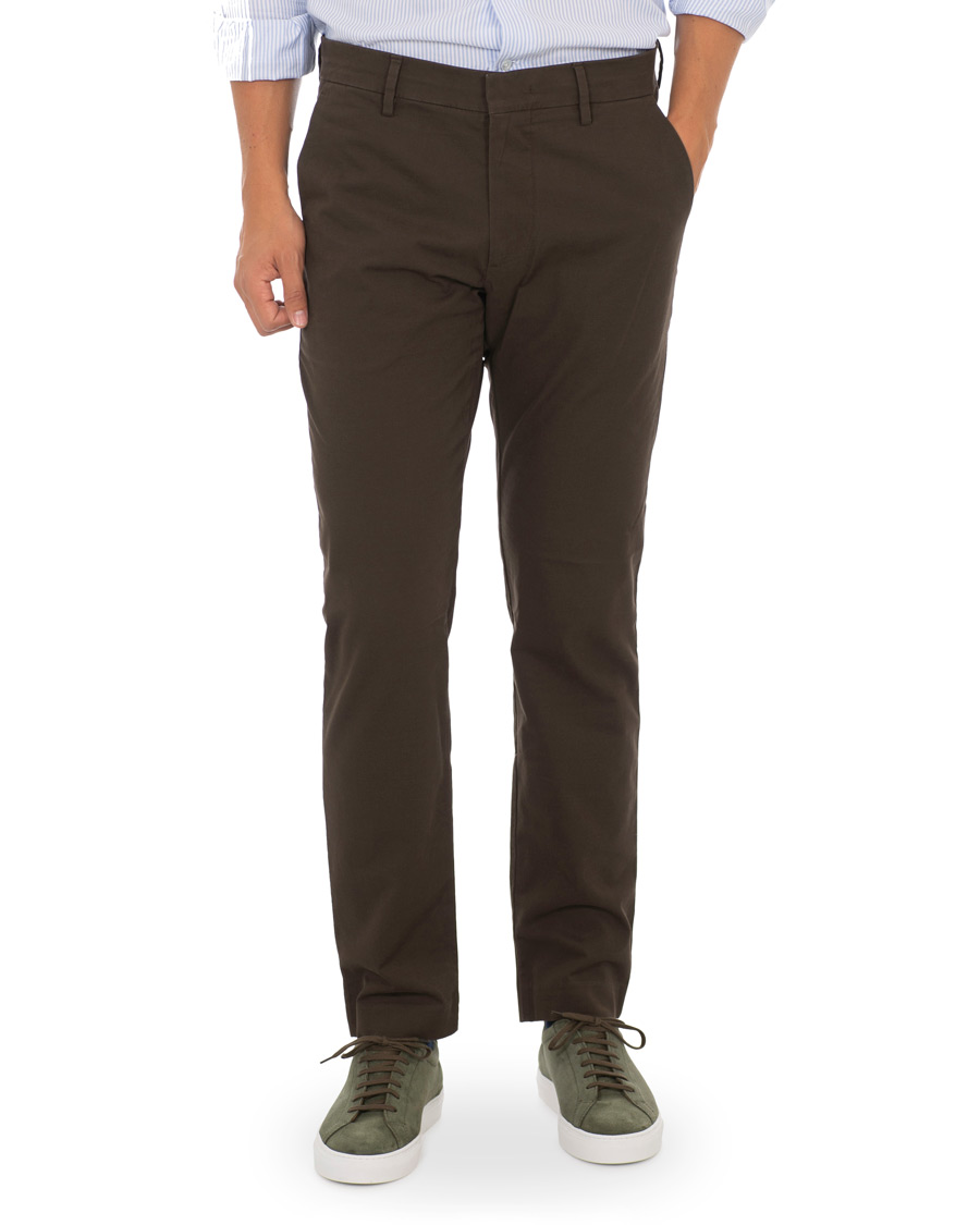 Hombres | Pantalones | NN07 | Theo Regular Fit Stretch Chinos Brown