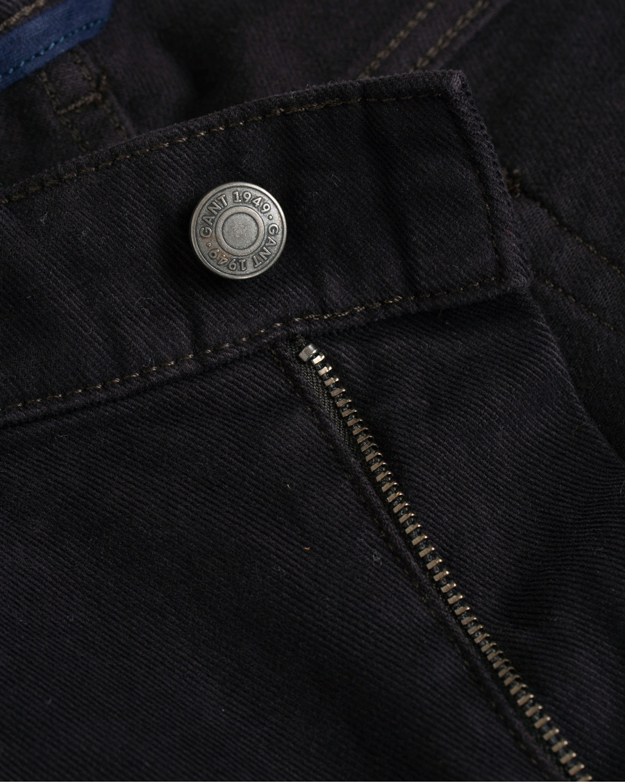 Hombres | Pantalones | GANT | Regular Fit Soft Twill Jeans Java Brown