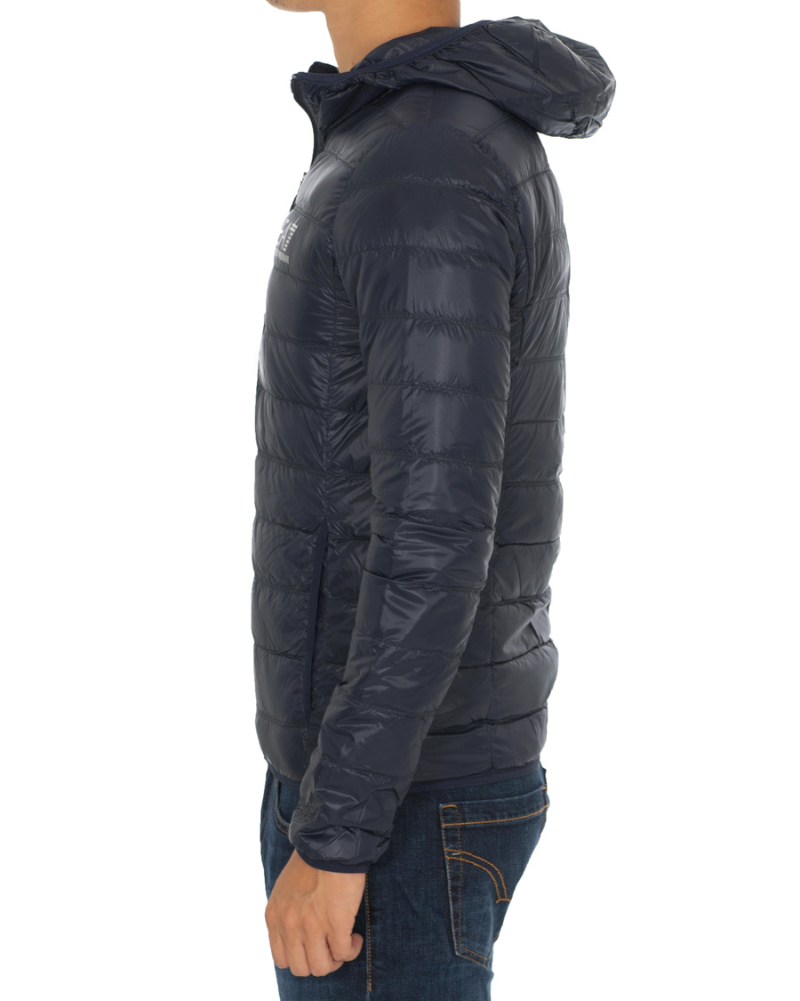 Hombres | Abrigos y chaquetas | EA7 | Train Core Light Down Hoodie Jacket Navy