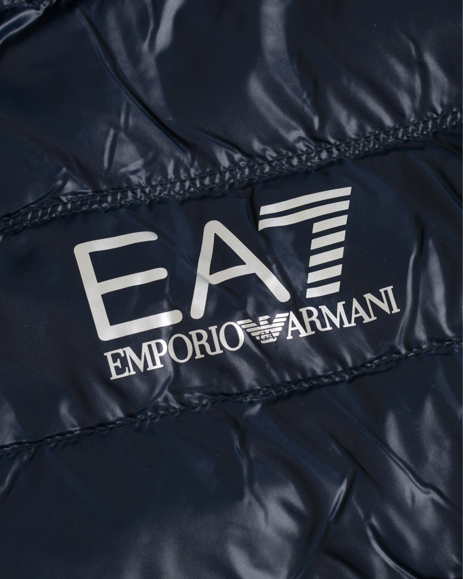Hombres | Abrigos y chaquetas | EA7 | Train Core Light Down Hoodie Jacket Navy