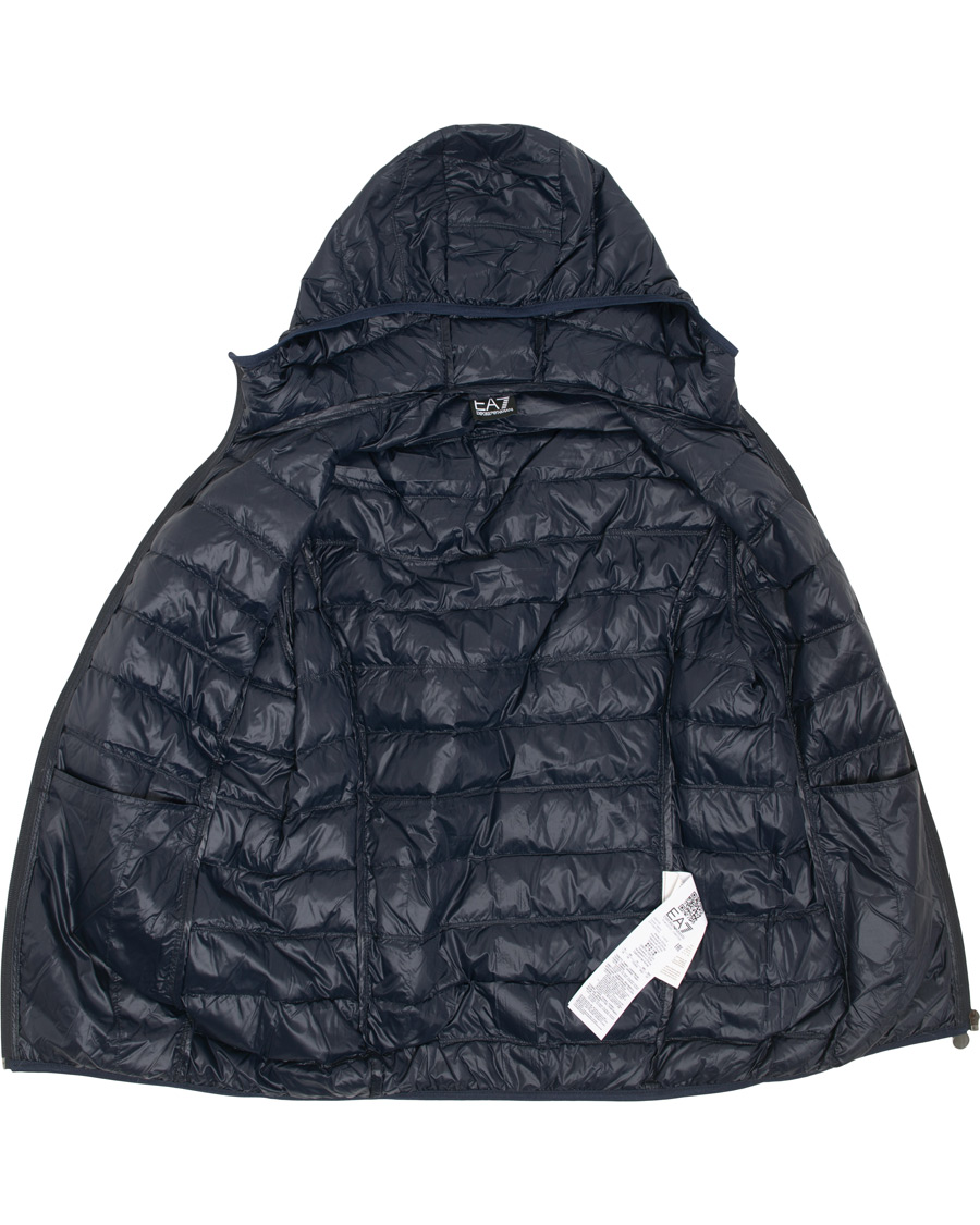 Hombres | Abrigos y chaquetas | EA7 | Train Core Light Down Hoodie Jacket Navy
