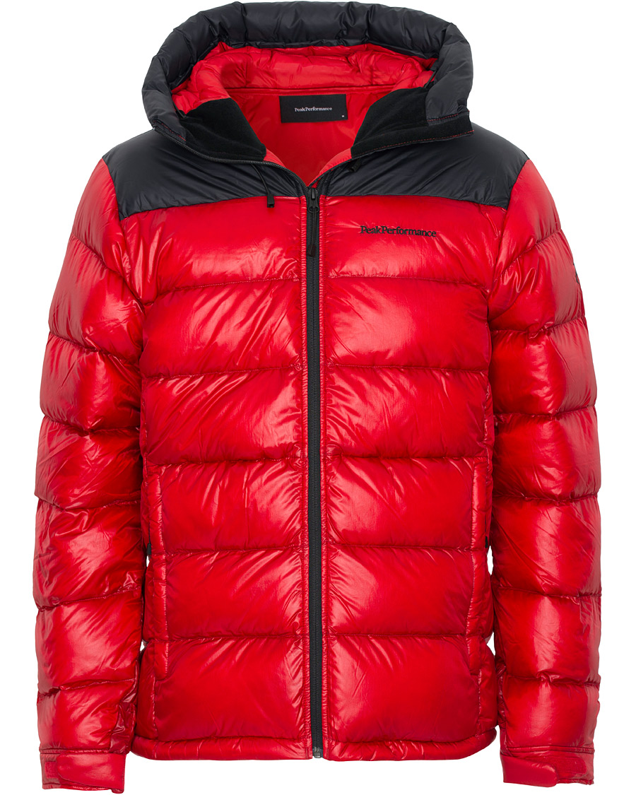 Hombres | Abrigos y chaquetas | Peak Performance | Frost Glacier Down Hood Jacket Red