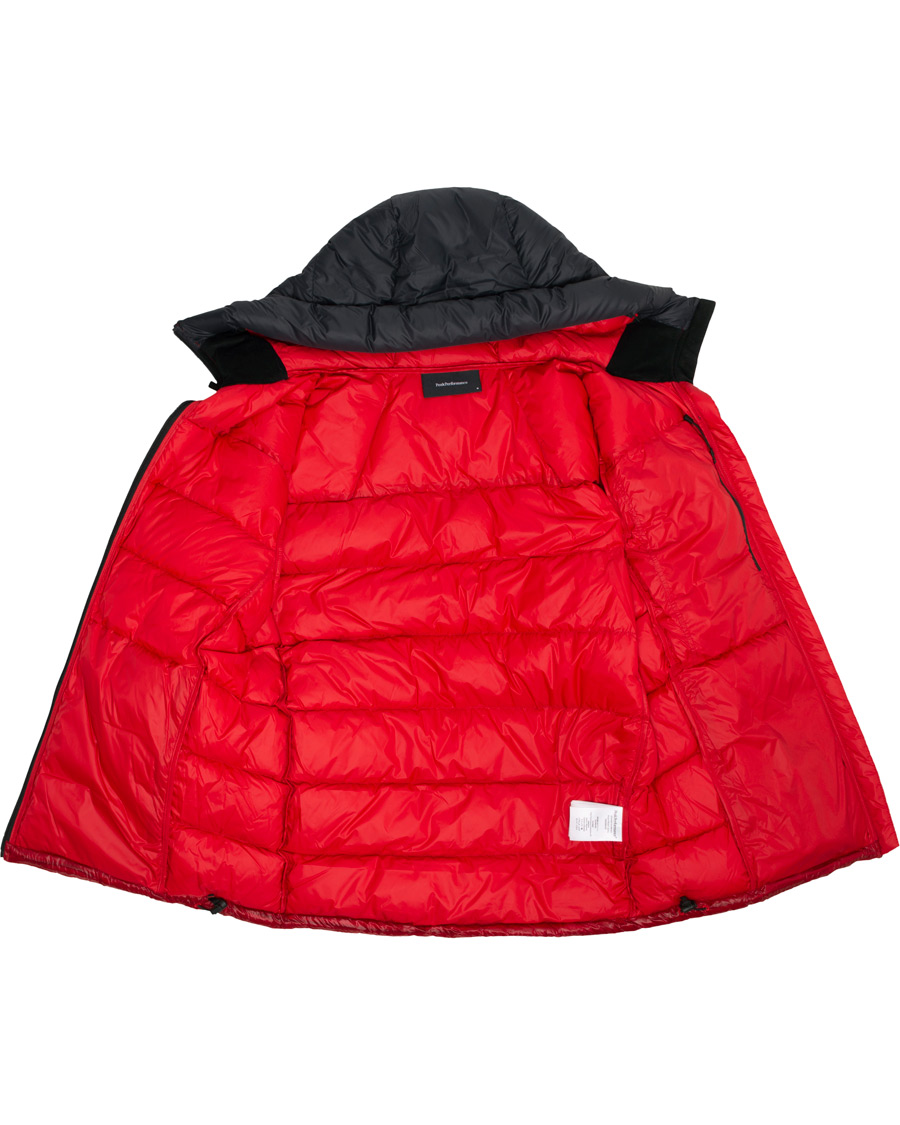 Hombres | Abrigos y chaquetas | Peak Performance | Frost Glacier Down Hood Jacket Red