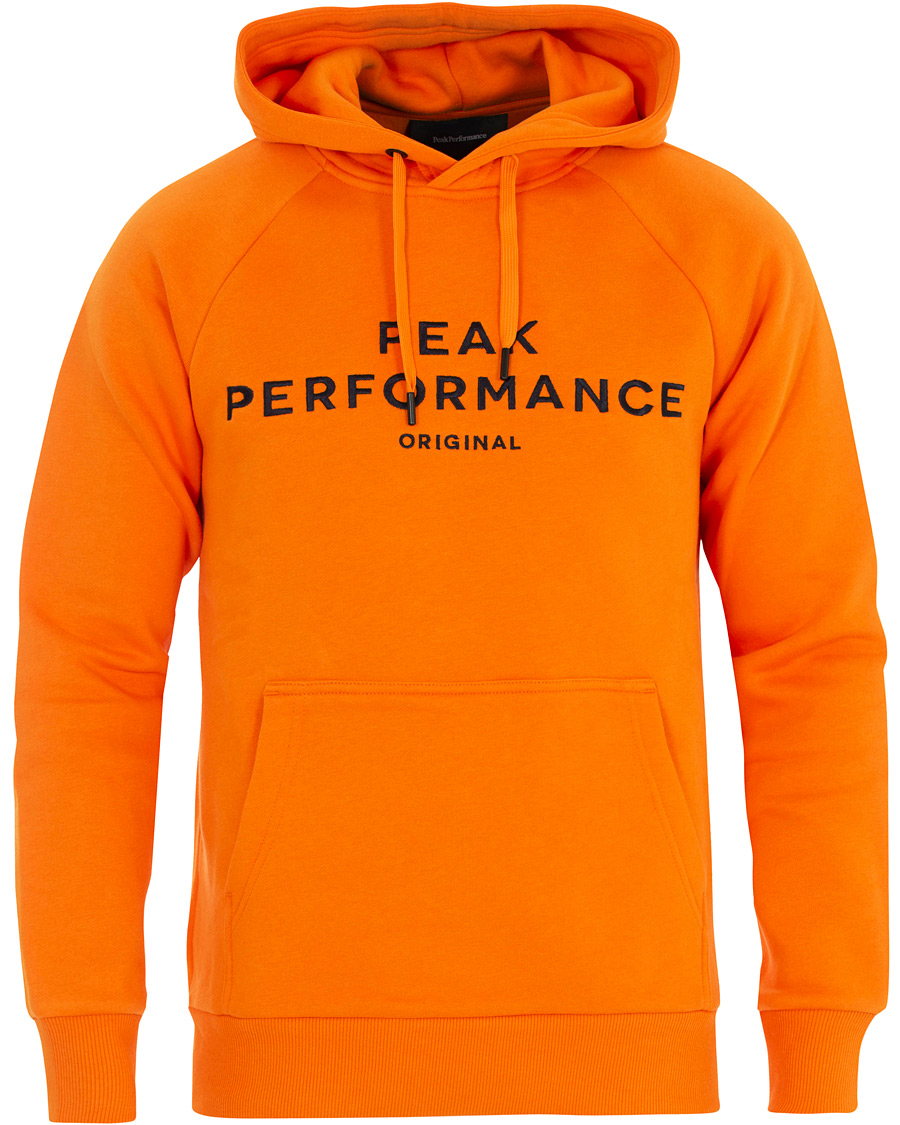 Hombres | Jerséis y prendas de punto | Peak Performance | Logo Hoodie Orange
