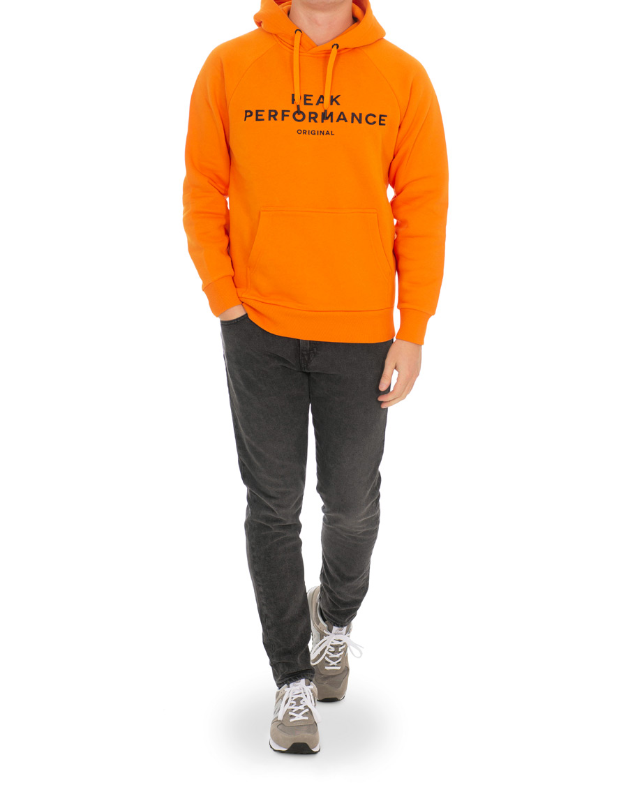 Hombres | Jerséis y prendas de punto | Peak Performance | Logo Hoodie Orange