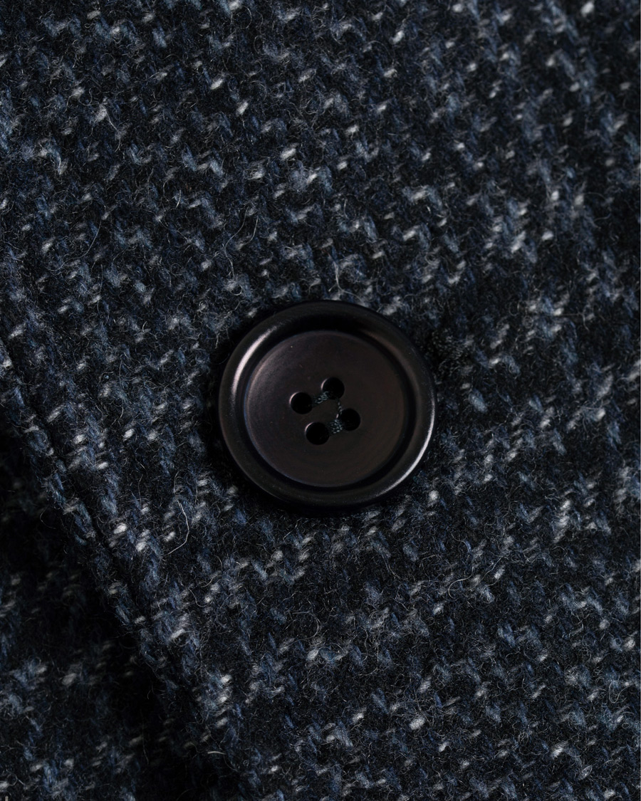 Hombres | Abrigos y chaquetas | Morris | Wesley Check Coat Navy