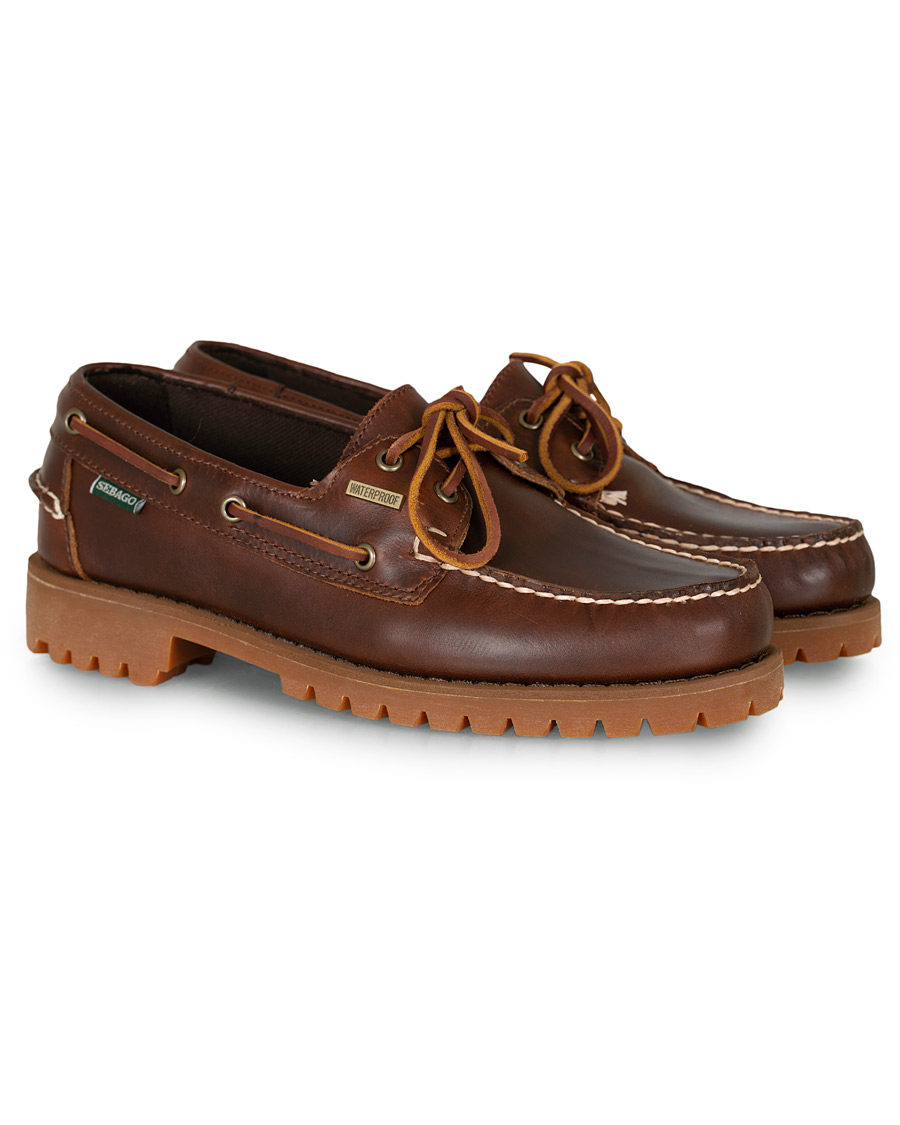 Hombres | Sebago Ranger Waterproof Boat Shoe Brown | Sebago | Ranger Waterproof Boat Shoe Brown