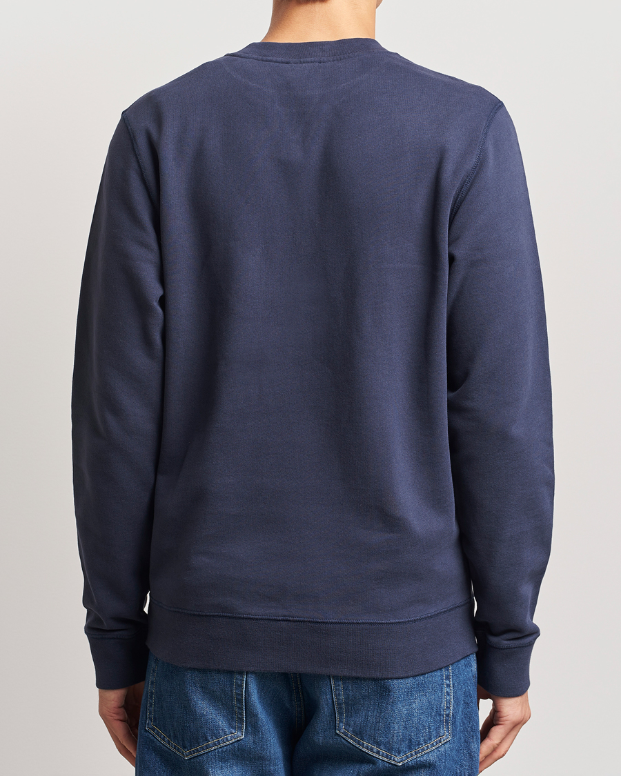 Hombres | Jerséis y prendas de punto | Sunspel | Loopback Sweatshirt Navy