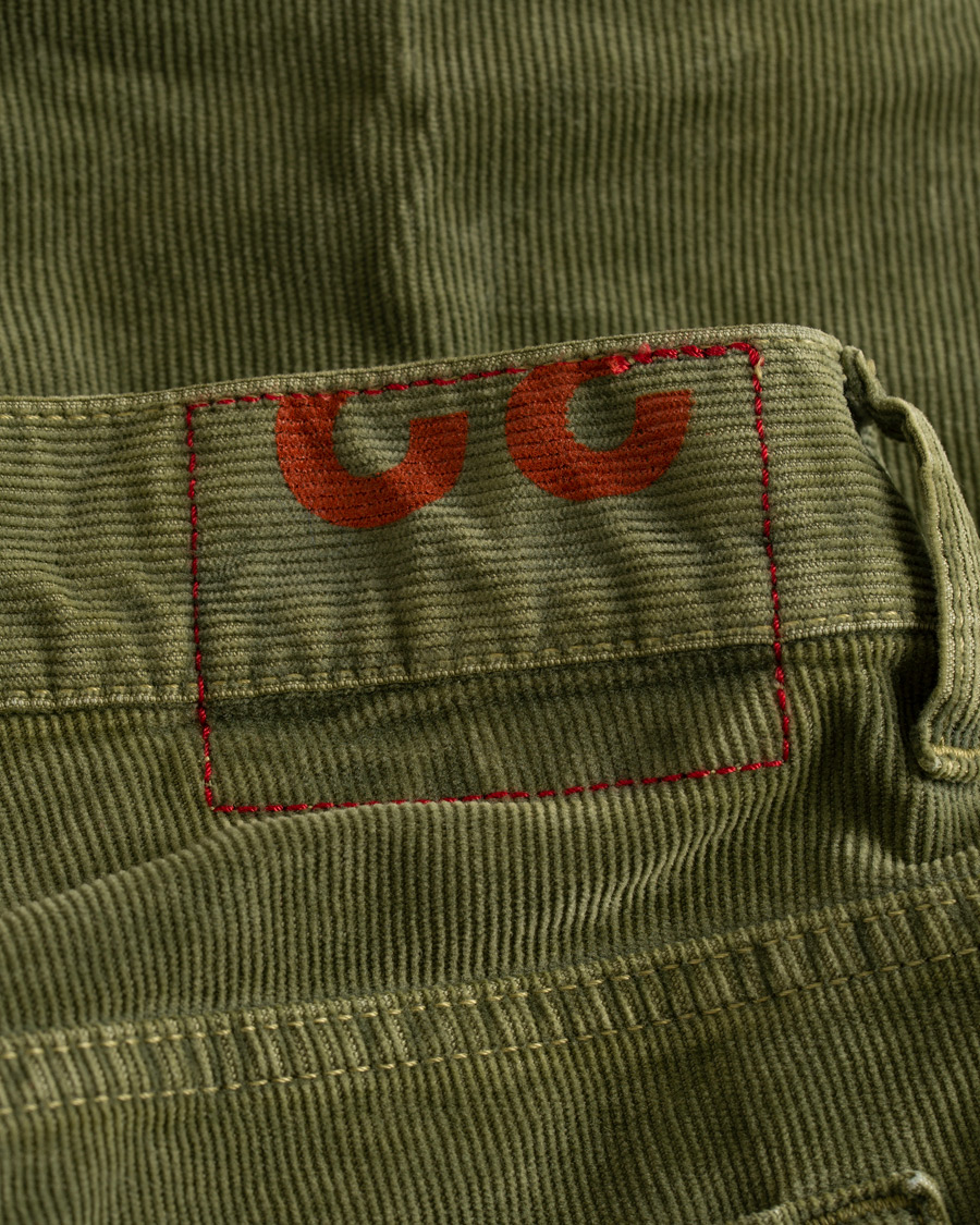 Hombres | Pantalones | Dondup | George Corduroy Trousers Green