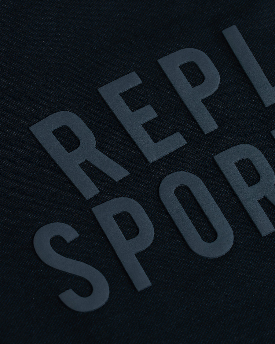 Hombres | Jerséis y prendas de punto | Replay | SportLab Pullover Hoodie Denim Blue