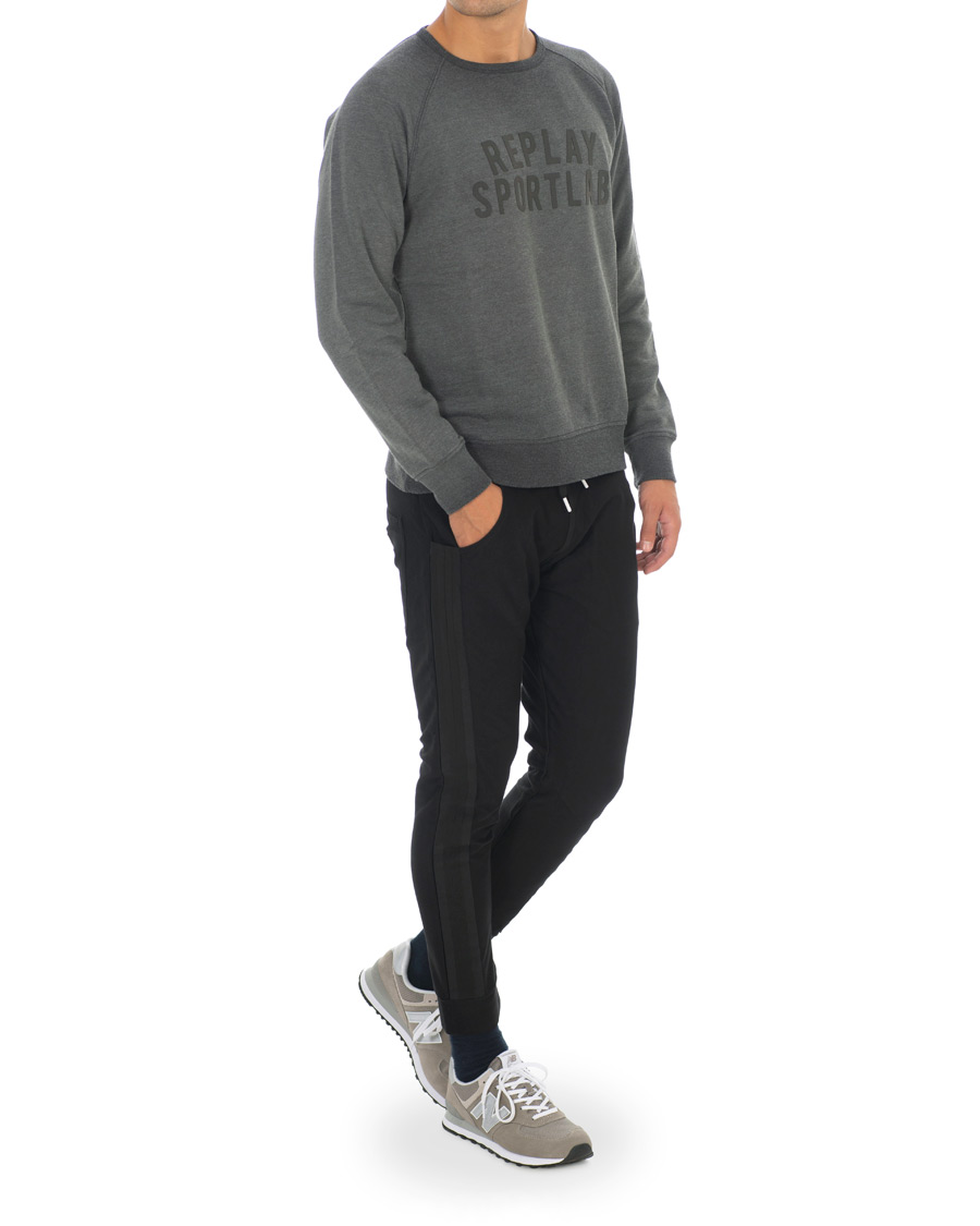 Hombres | Pantalones | Replay | SportLab Sweatpants Denim Black