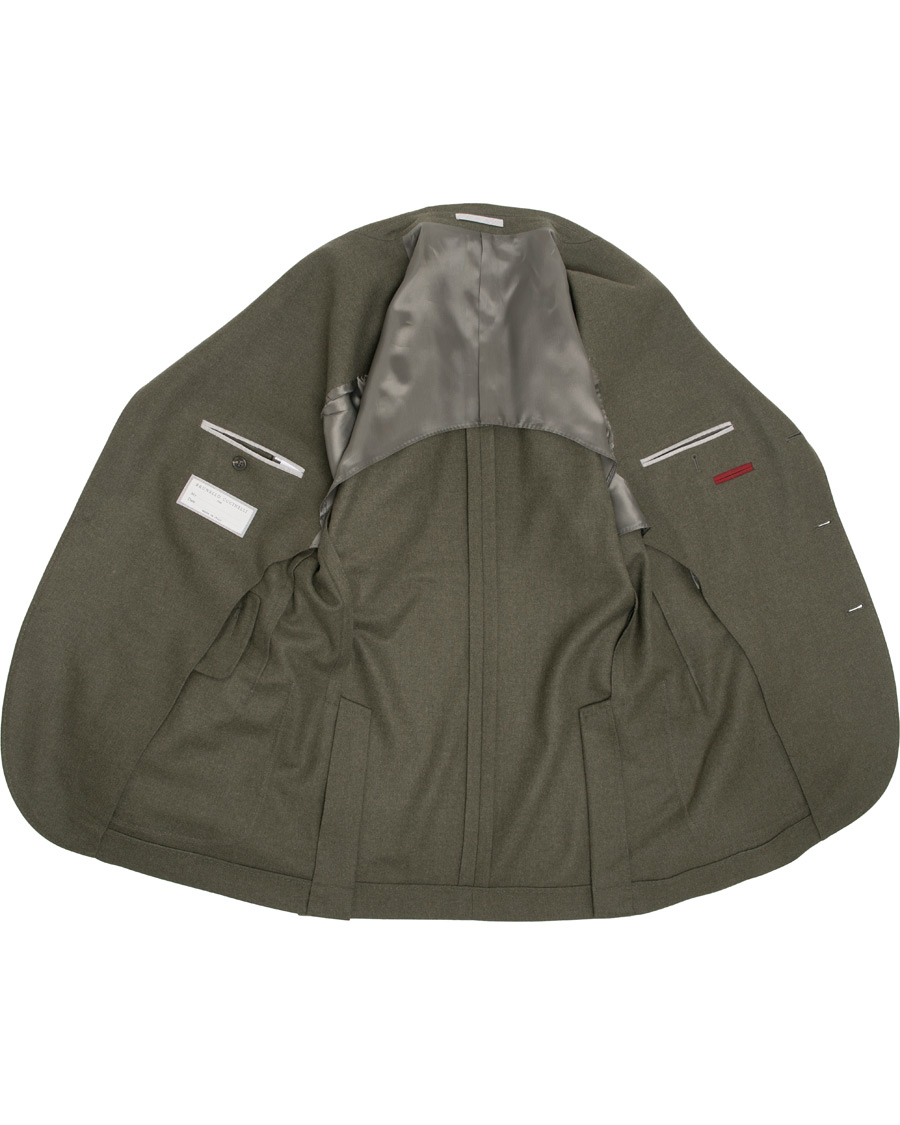 Hombres | Blazers | Brunello Cucinelli | Cashmere Blend Patch Pocket Blazer Green