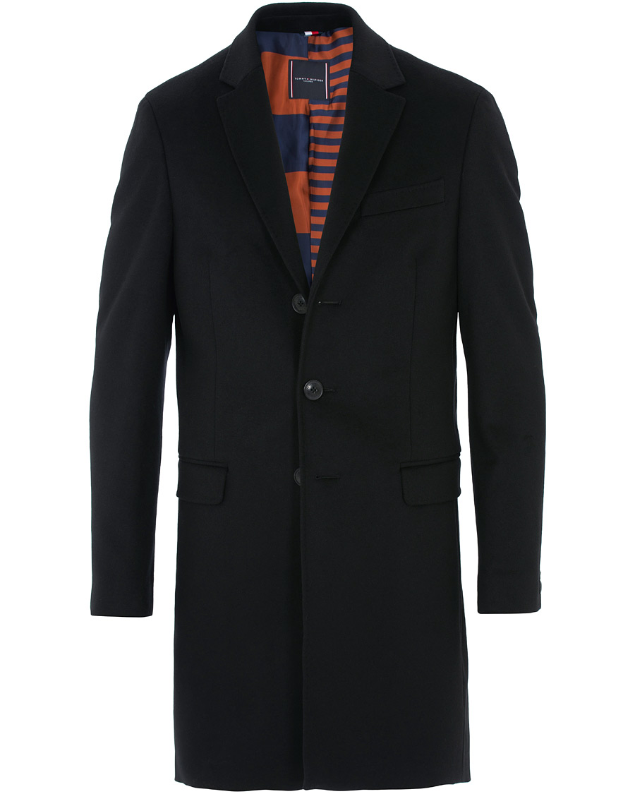 Hombres | Abrigos y chaquetas | Tommy Hilfiger | Chestfield Wool Coat Black