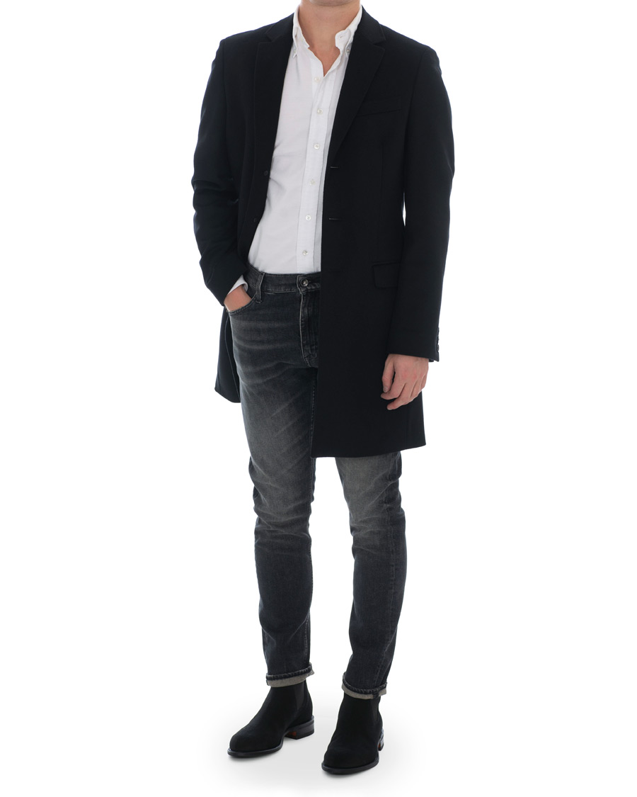 Hombres | Abrigos y chaquetas | Tommy Hilfiger | Chestfield Wool Coat Black