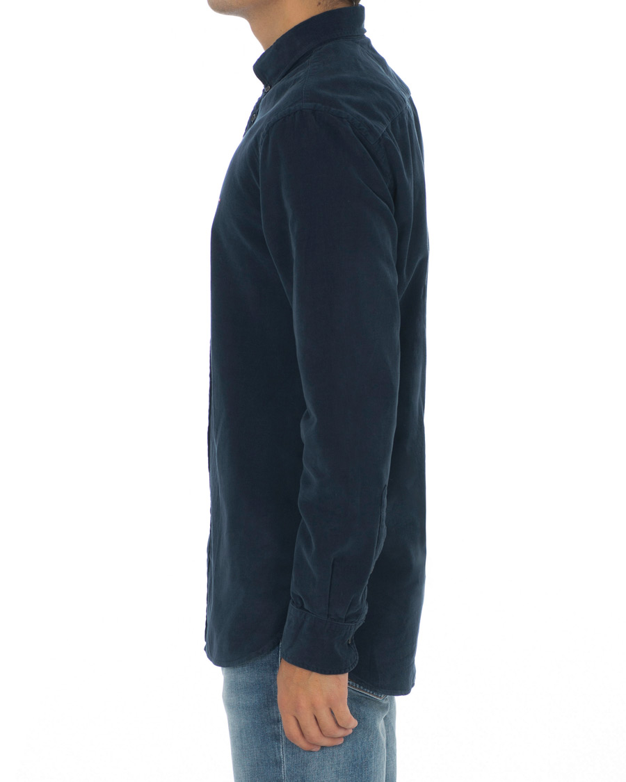 Hombres | Camisas | Tommy Hilfiger | Garment Dyed Corduroy Shirt Navy