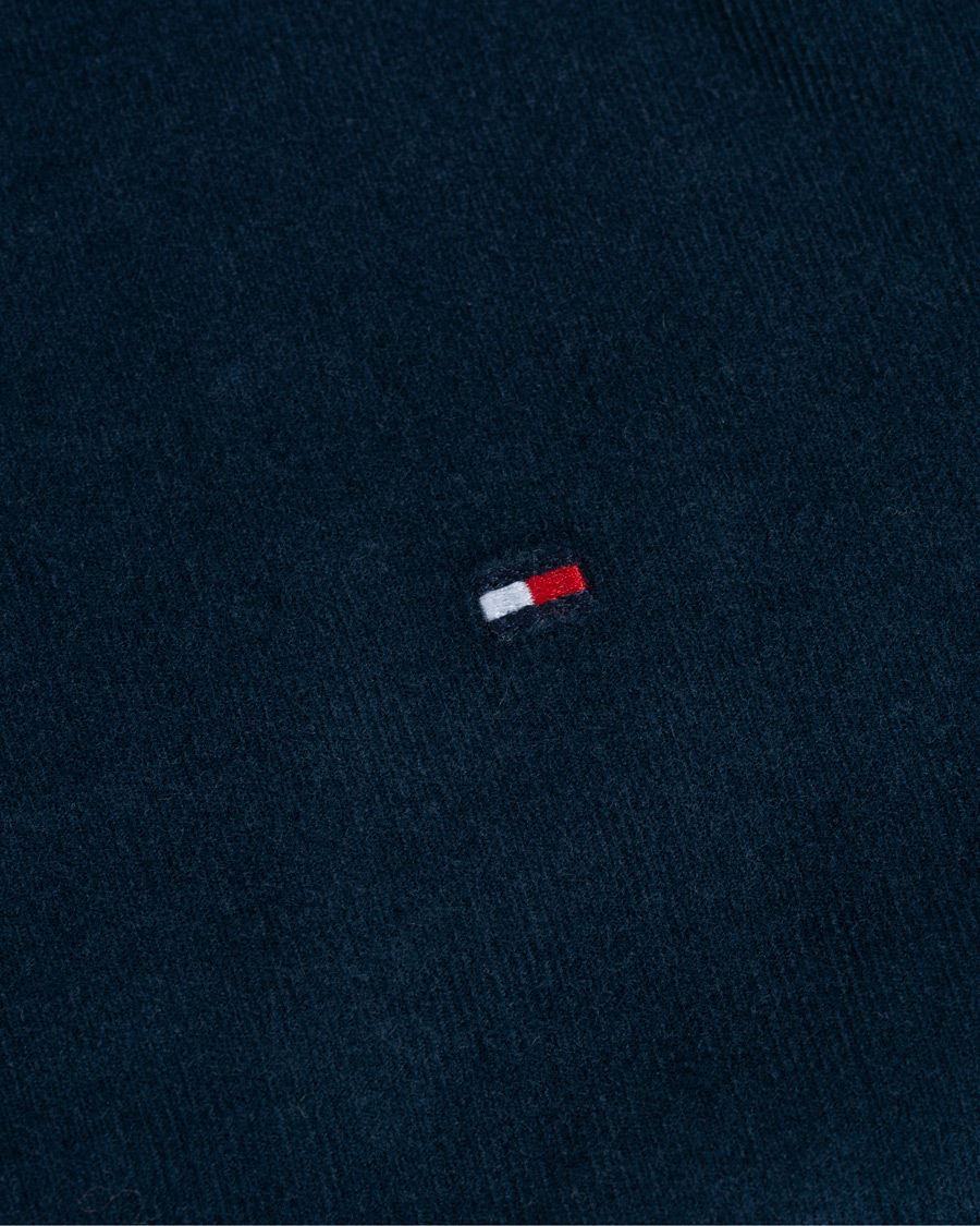 Hombres | Camisas | Tommy Hilfiger | Garment Dyed Corduroy Shirt Navy