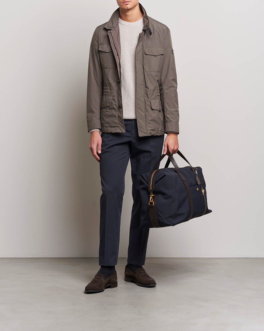 Hombres | Bolsos | Mismo | M/S Avail 48h Nylon Weekendbag Navy/Dark Brown