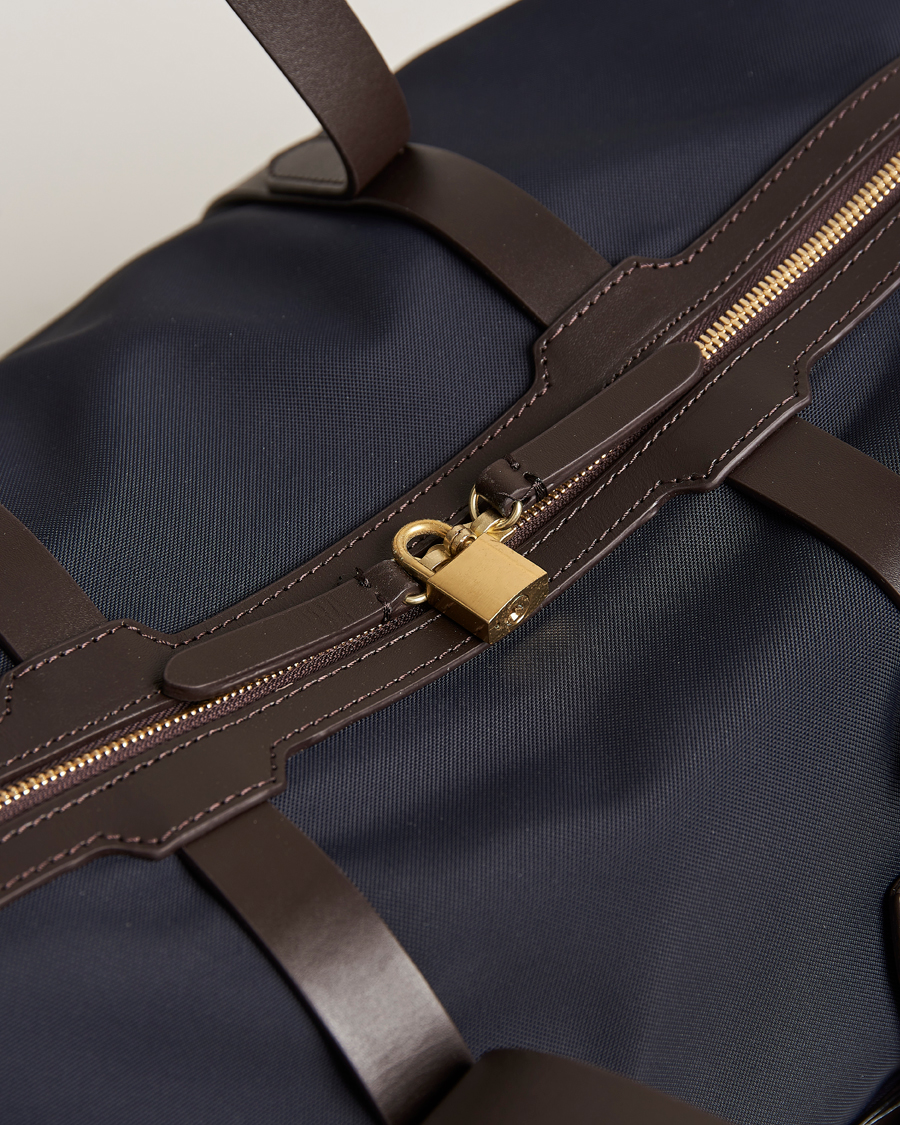 Hombres | Bolsos | Mismo | M/S Avail 48h Nylon Weekendbag Navy/Dark Brown