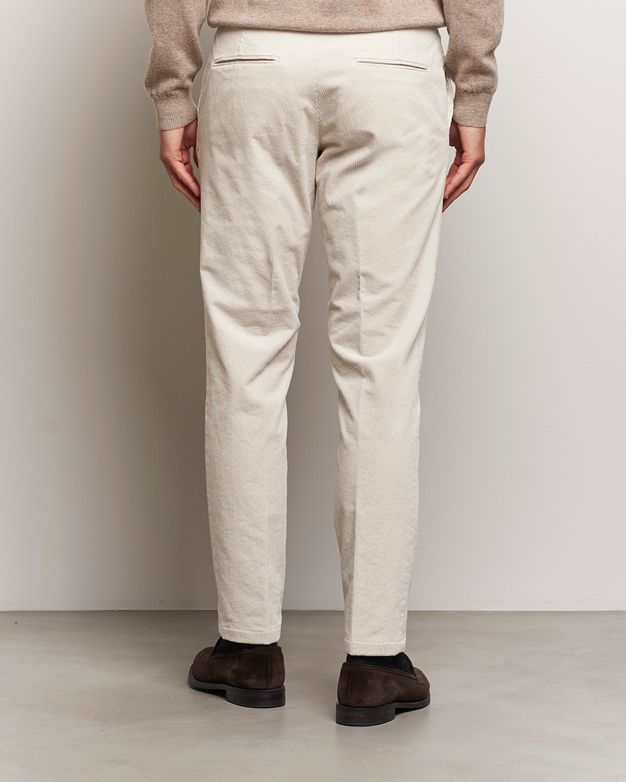Hombres | Pantalones | Oscar Jacobson | Denz Corduroy Trousers White