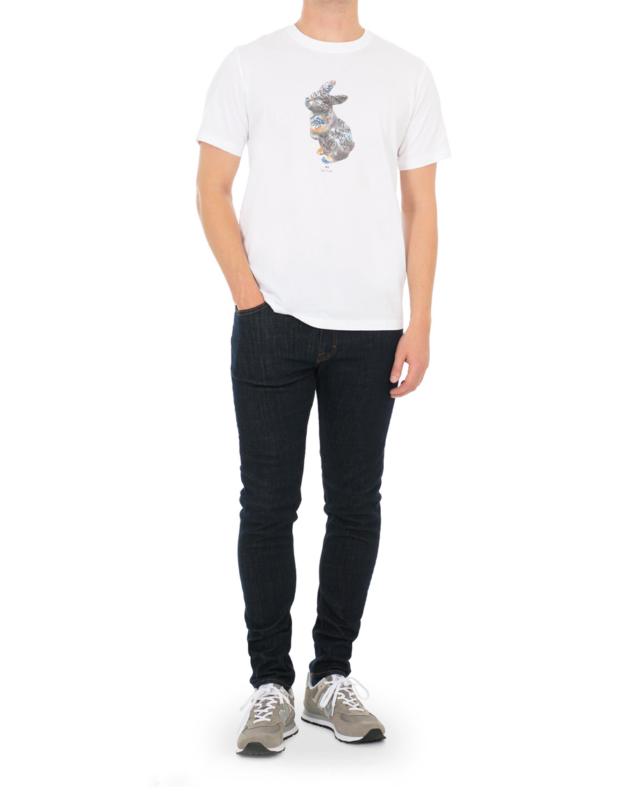 Hombres | Camisetas | PS Paul Smith | Regular Fit Printed Rabbit Tee White