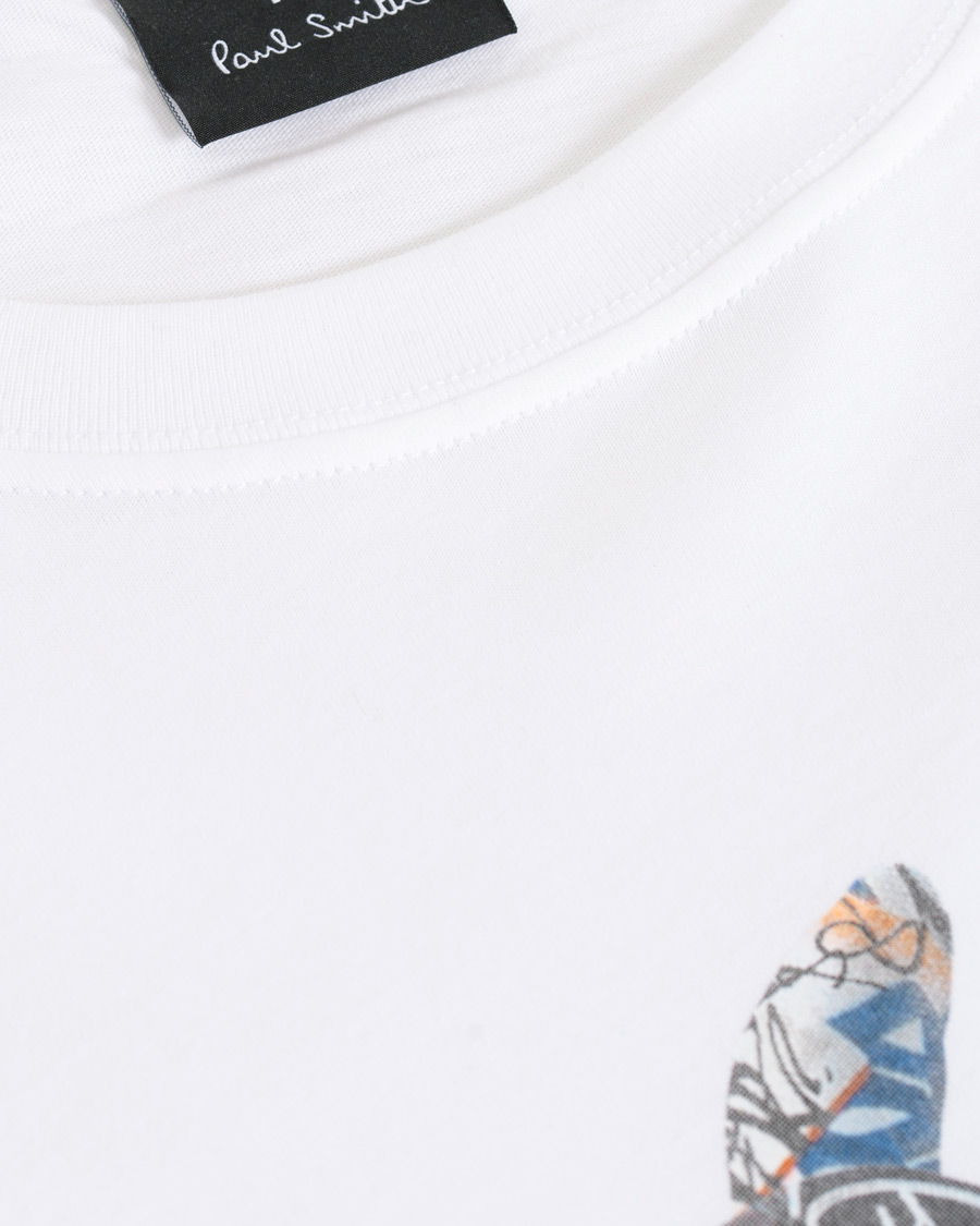 Hombres | Camisetas | PS Paul Smith | Regular Fit Printed Rabbit Tee White