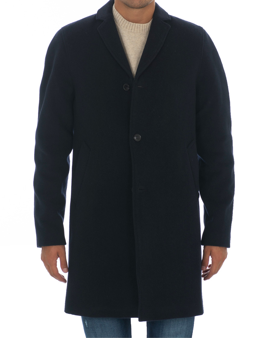 Hombres | Abrigos y chaquetas | Samsøe Samsøe | Samsøe & Samsøe Bryn Wool Coat Night Sky