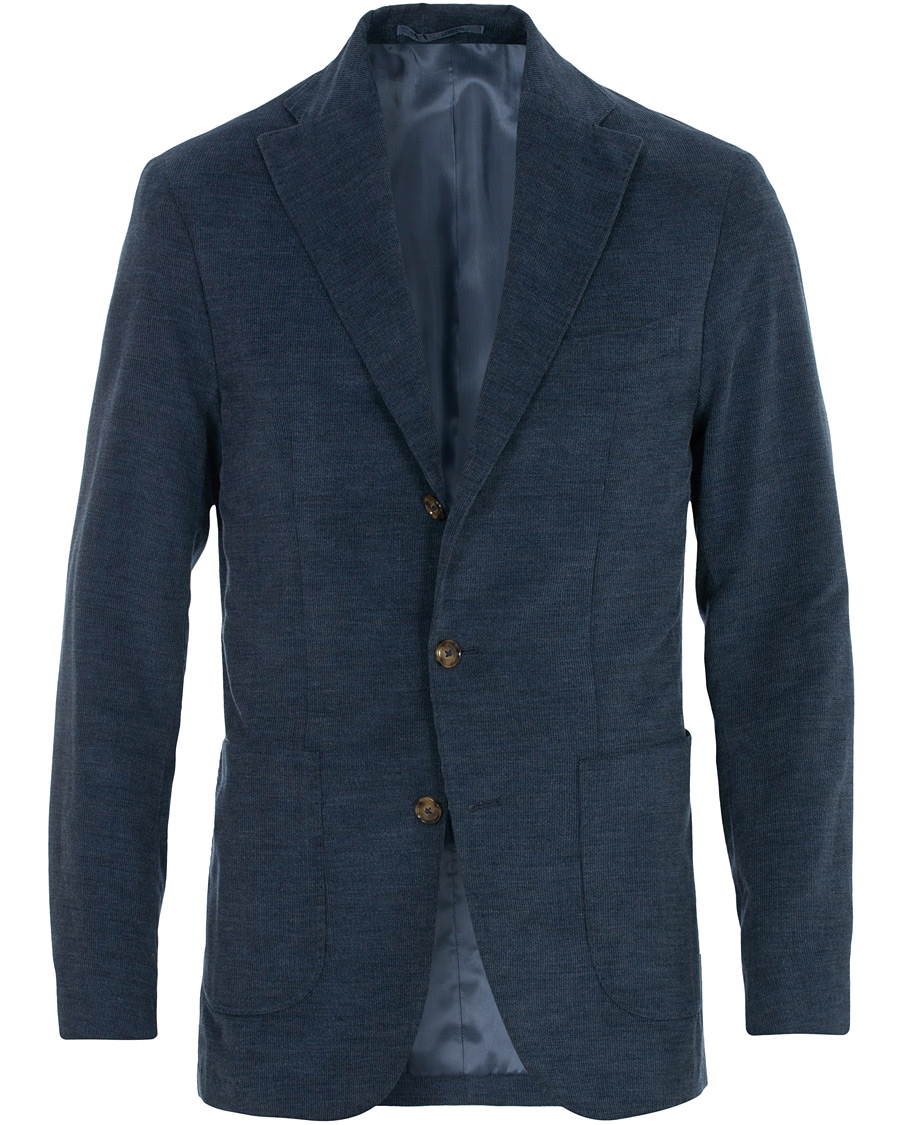 Hombres | Blazers | Stenströms | Cotton Corduroy Blazer Navy