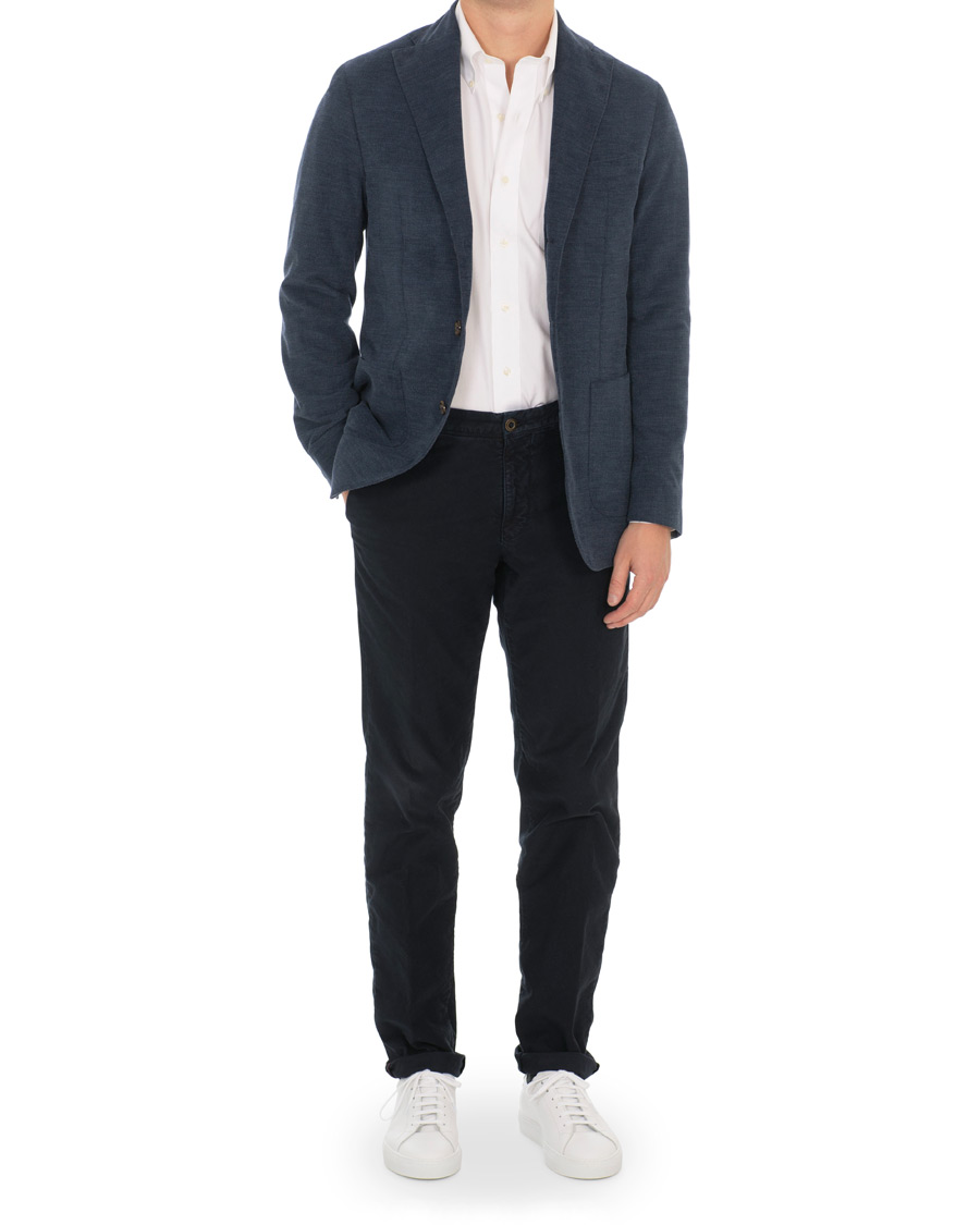 Hombres | Blazers | Stenströms | Cotton Corduroy Blazer Navy