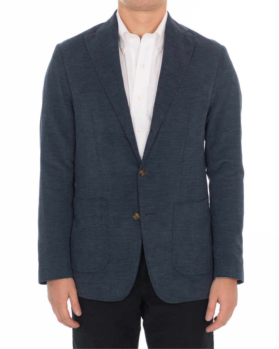 Hombres | Blazers | Stenströms | Cotton Corduroy Blazer Navy