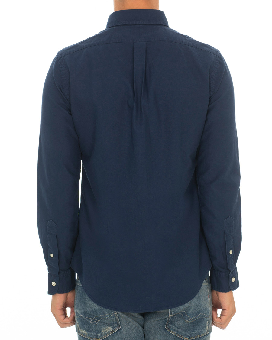 Hombres | Camisas | Polo Ralph Lauren | Slim Fit Garment Dyed Oxford Shirt Newport Navy