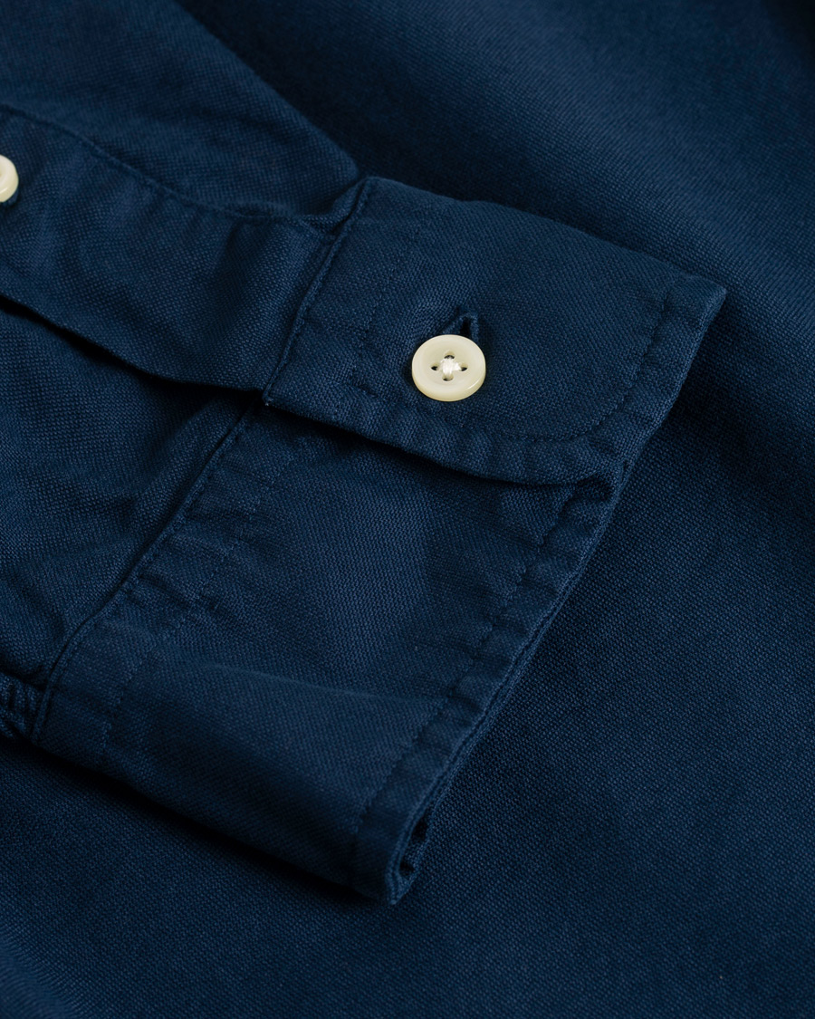 Hombres | Camisas | Polo Ralph Lauren | Slim Fit Garment Dyed Oxford Shirt Newport Navy