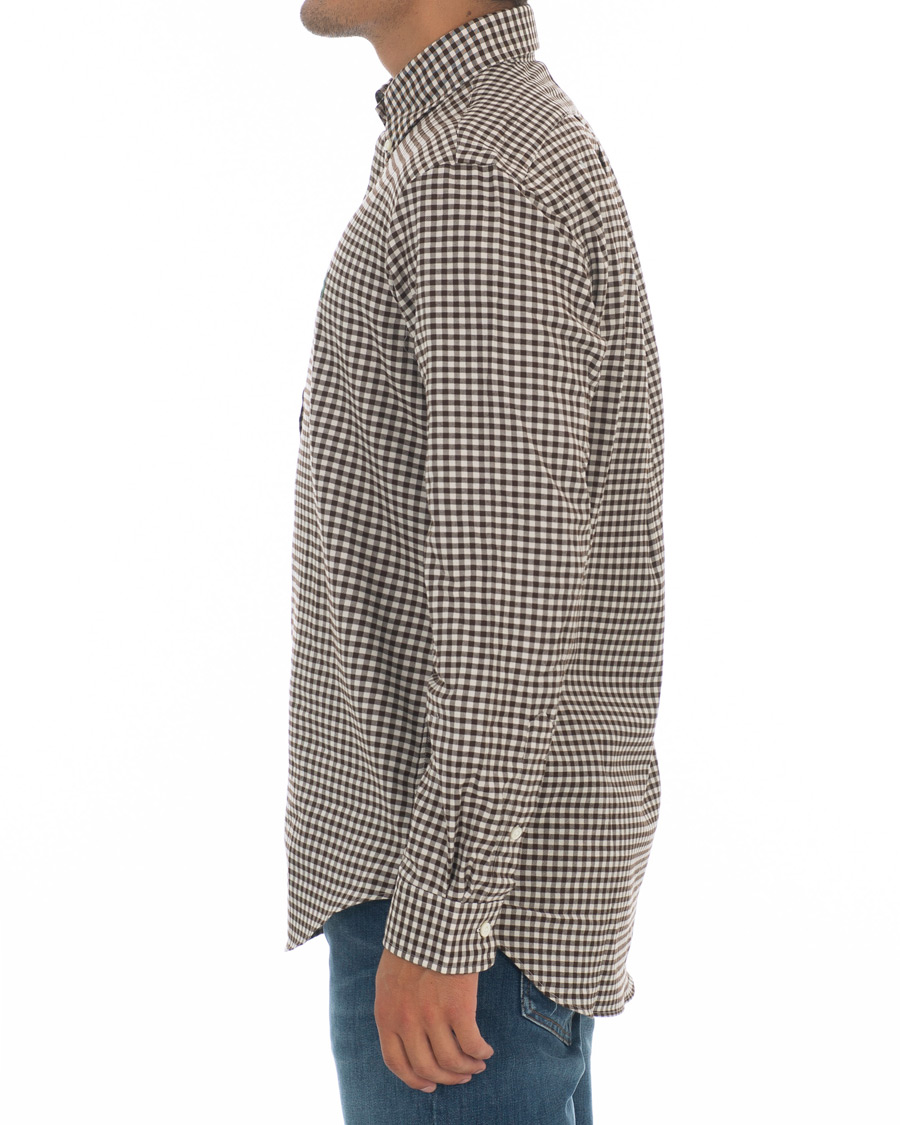 Hombres | Camisas | Polo Ralph Lauren | Custom Fit Twill Check Shirt Brown/White