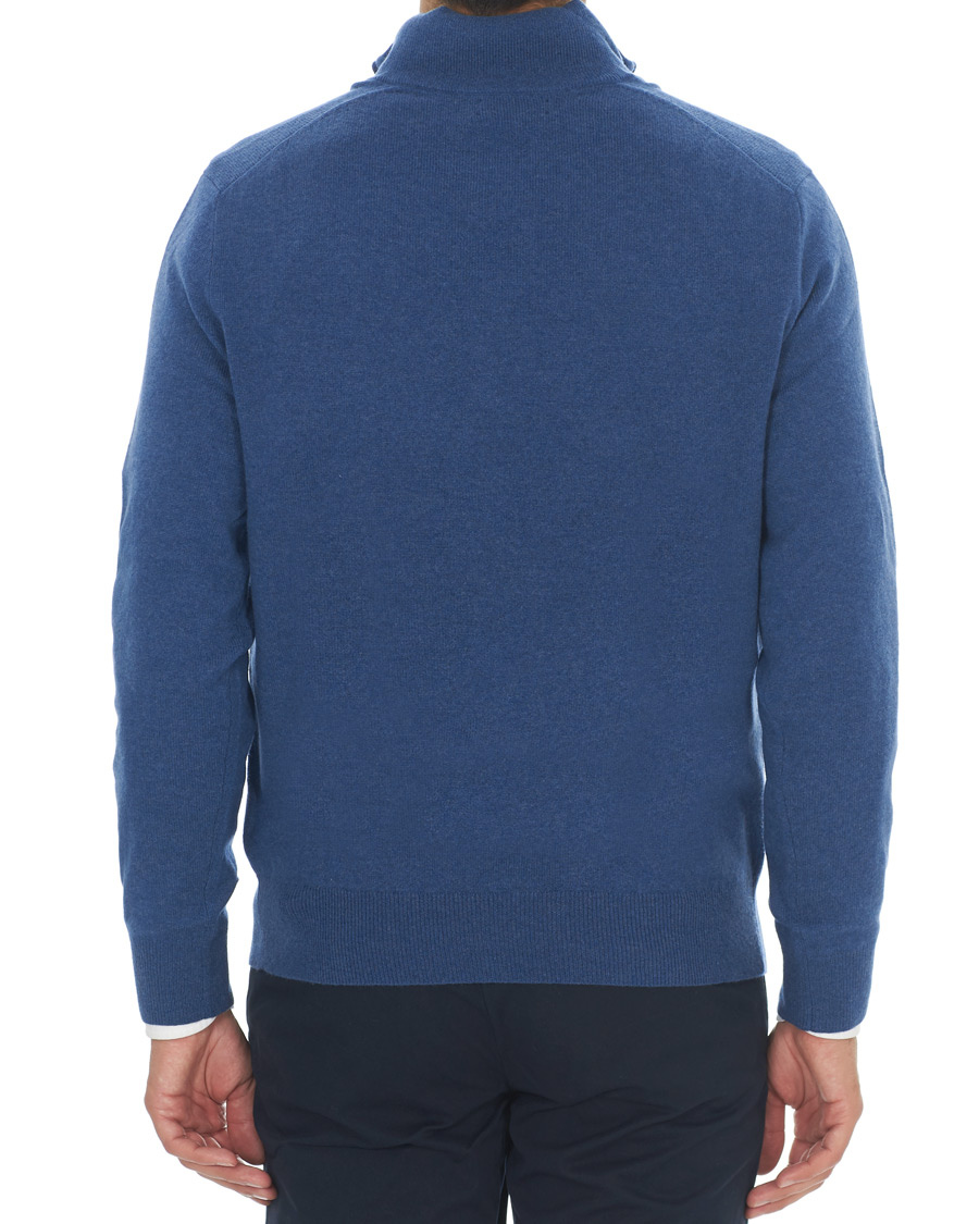 Hombres | Jerséis y prendas de punto | Polo Ralph Lauren | Merino Half Zip Shale Blue