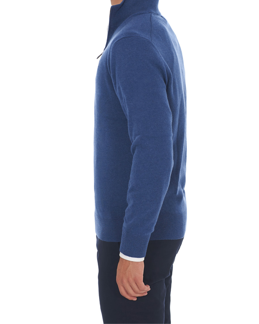 Hombres | Jerséis y prendas de punto | Polo Ralph Lauren | Merino Half Zip Shale Blue