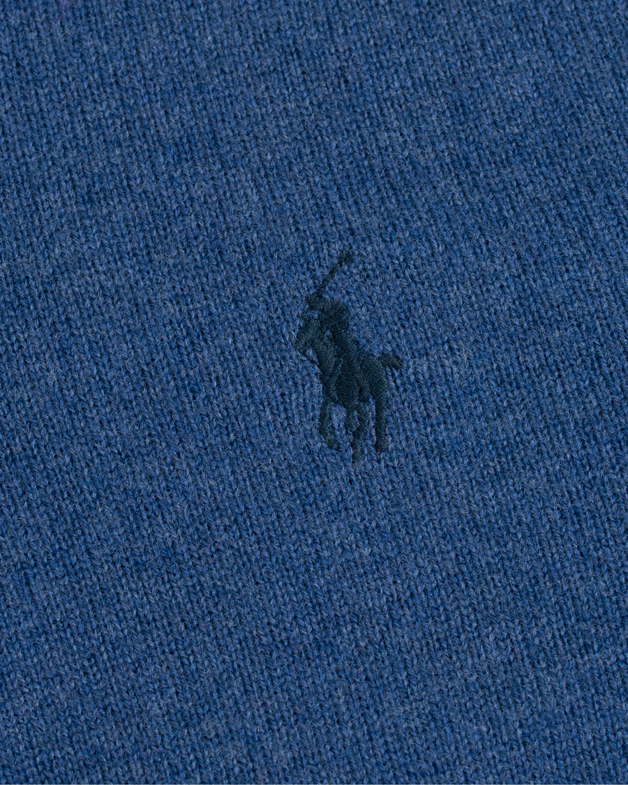Hombres | Jerséis y prendas de punto | Polo Ralph Lauren | Merino Half Zip Shale Blue