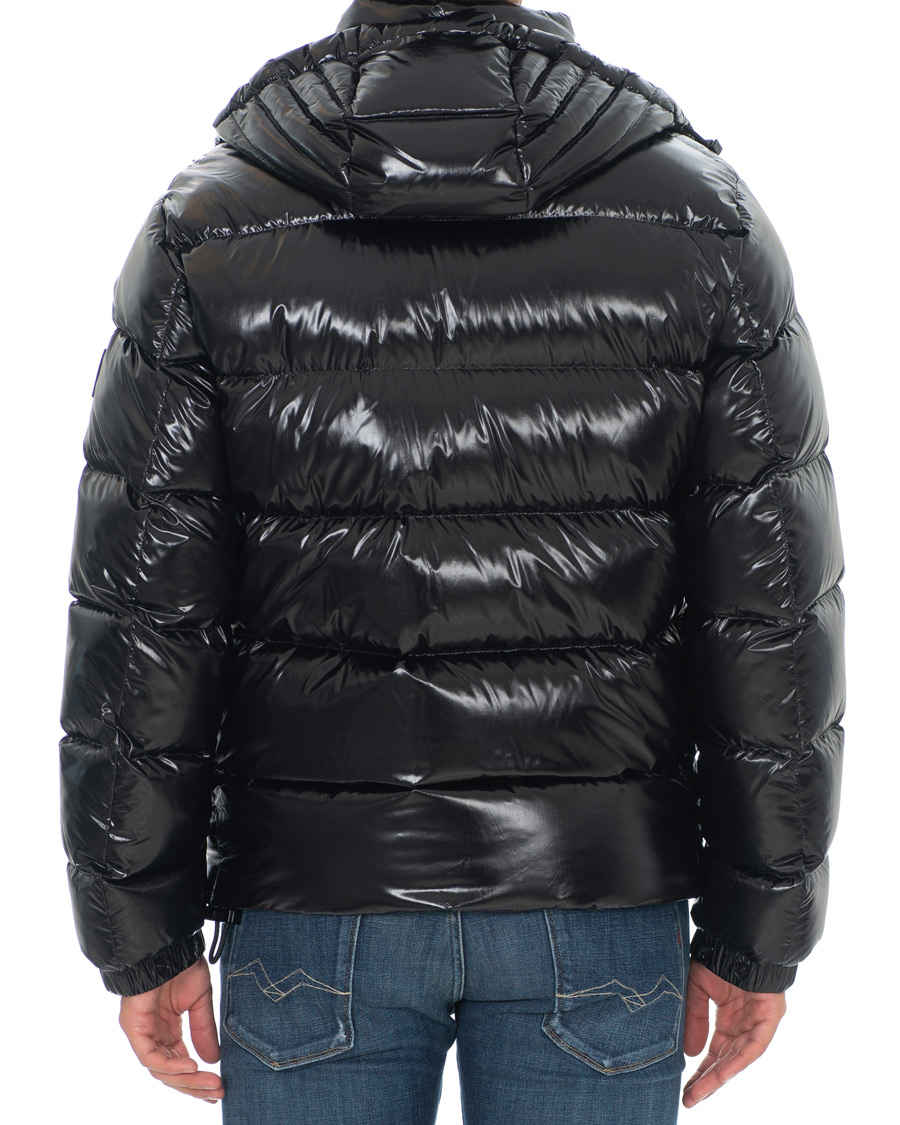 Hombres | Abrigos y chaquetas | BOSS BLACK | BOSS Domar High Shine Hooded Jacket Black