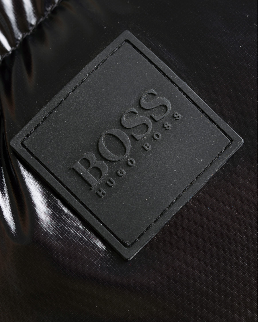 Hombres | Abrigos y chaquetas | BOSS BLACK | BOSS Domar High Shine Hooded Jacket Black