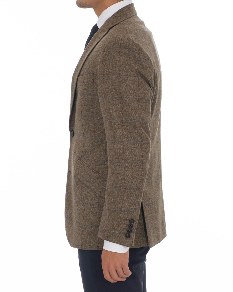 Hombres | Blazers | Walker Slater | Edward Tweed Windowpane Blazer Brown