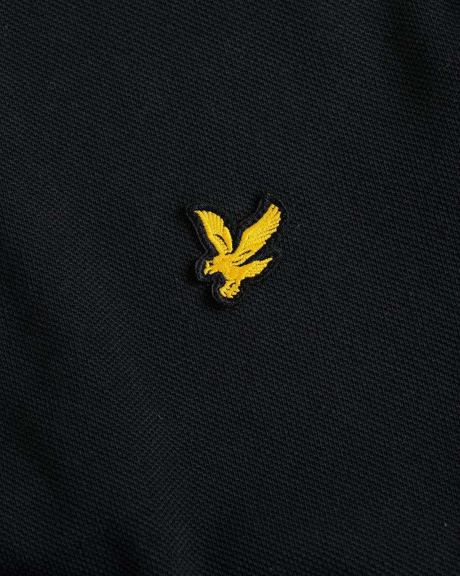 Hombres | Polos | Lyle & Scott | Plain Polo Shirt True Black