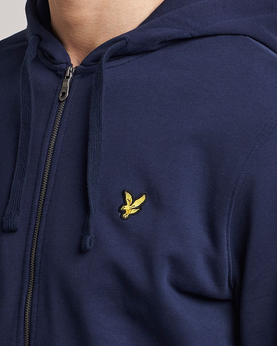Hombres | Jerséis y prendas de punto | Lyle & Scott | Zip Full Zip Hoodie Navy