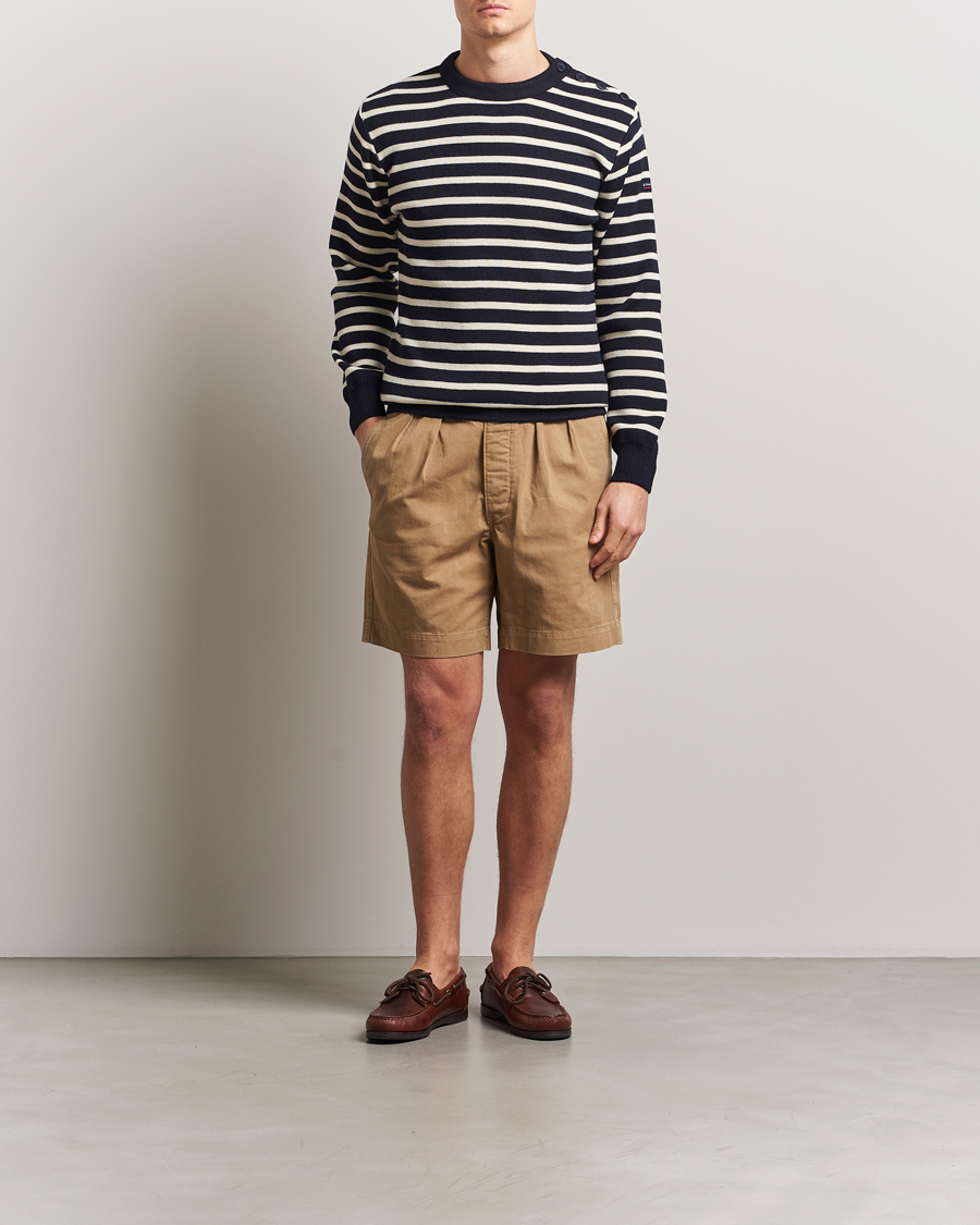 Hombres | Jerséis y prendas de punto | Armor-lux | Fouesnant Classic Sweater Rich Navy/Nature