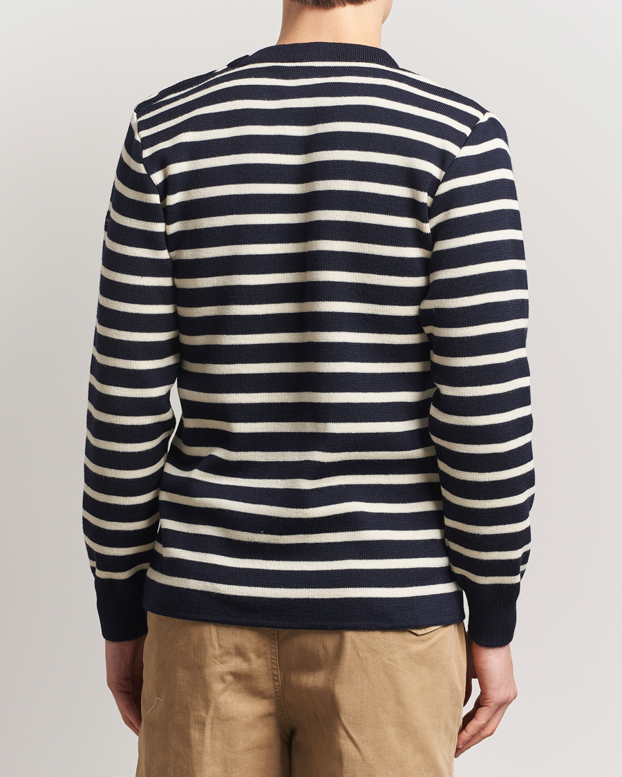 Hombres | Jerséis y prendas de punto | Armor-lux | Fouesnant Classic Sweater Rich Navy/Nature