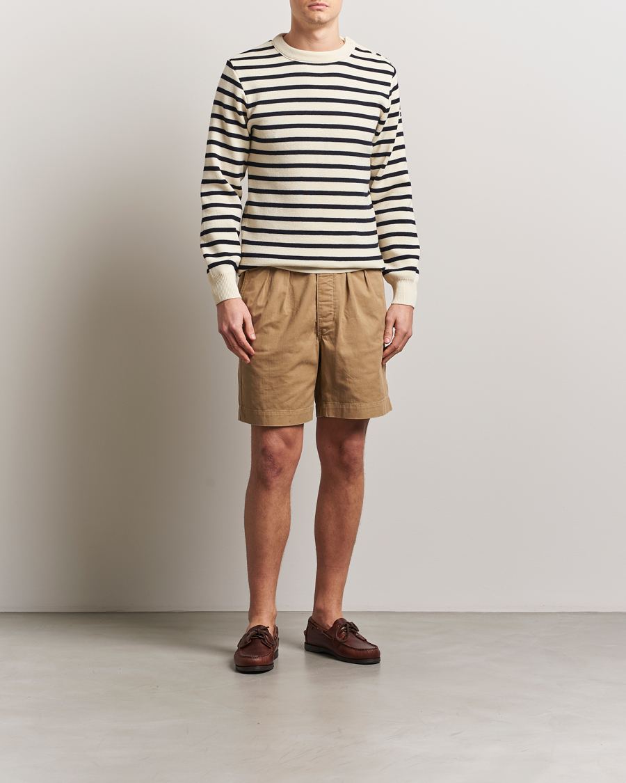 Hombres | Jerséis y prendas de punto | Armor-lux | Fouesnant Classic Sweater Nature/Rich Navy
