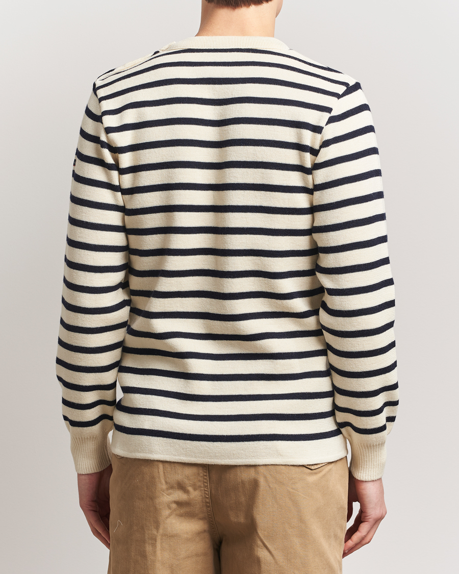 Hombres | Jerséis y prendas de punto | Armor-lux | Fouesnant Classic Sweater Nature/Rich Navy