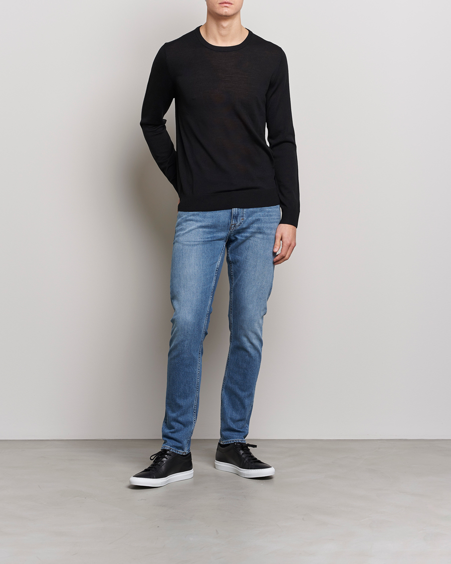 Hombres | Jerséis y prendas de punto | Tiger of Sweden | Nichols Crew Neck Pullover Black