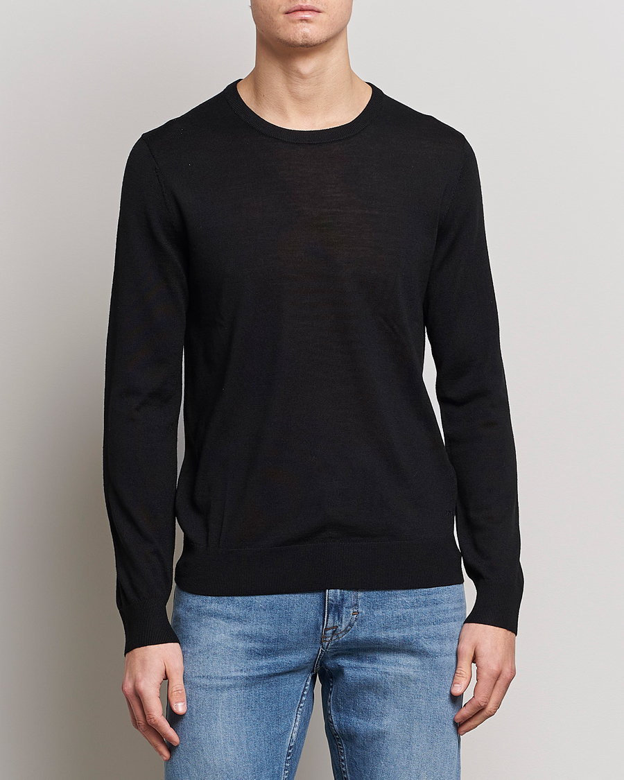 Hombres | Jerséis y prendas de punto | Tiger of Sweden | Nichols Crew Neck Pullover Black