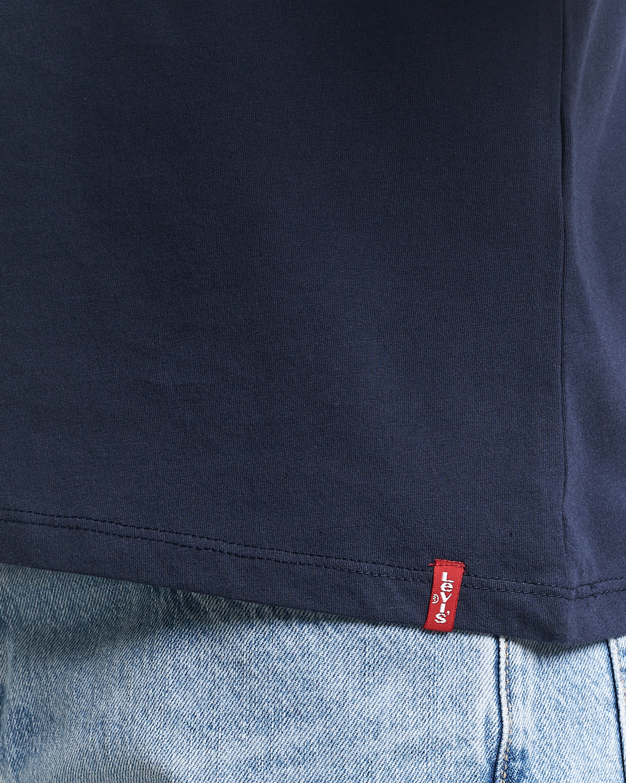 Hombres | Camisetas | Levi's | 2-Pack Crew Neck T-Shirt Navy/White