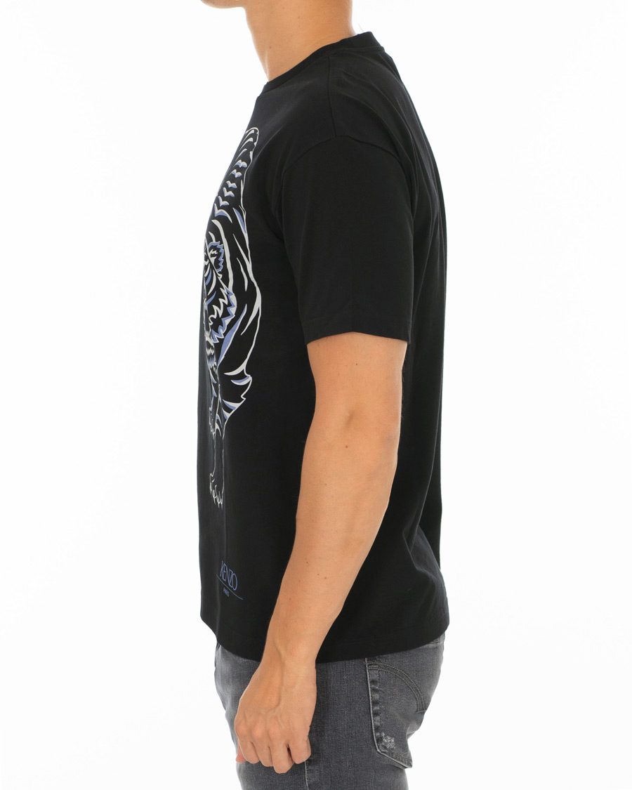 Hombres | Camisetas | KENZO | Double Tiger T-shirt Black