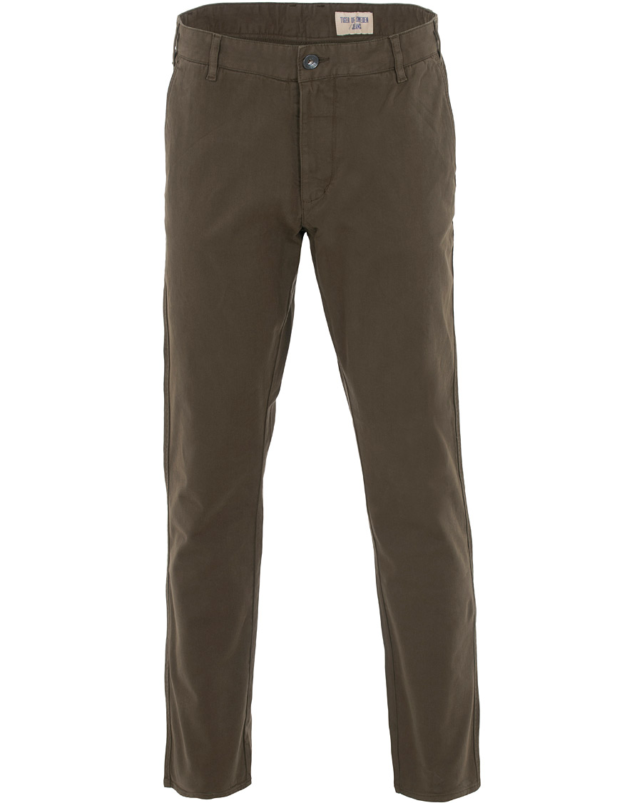 Hombres | Pantalones | Tiger of Sweden Jeans | River Stretch Pants Timber Brown